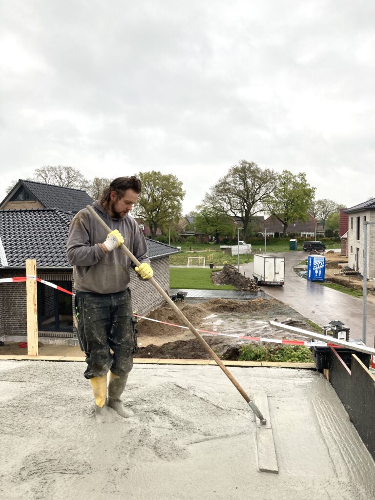 Betonage, Nacharbeitung