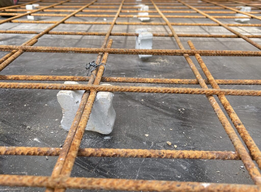 Abstandshalter, Betonage, Bewehrung