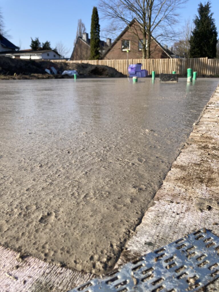 fertige Betonage, Außenbereich