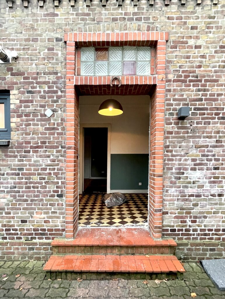 Bausubstanz vorher, Klinkerarbeiten