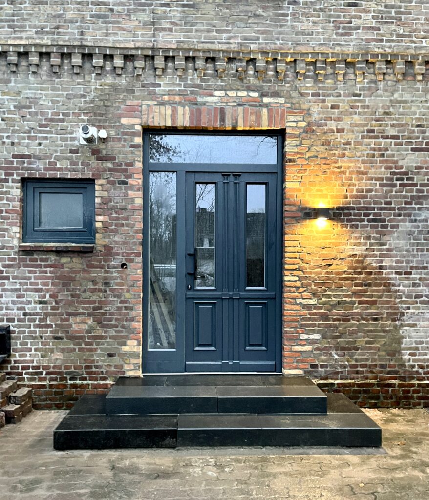 Endergebnis, finales Bild der Klinkerarbeiten